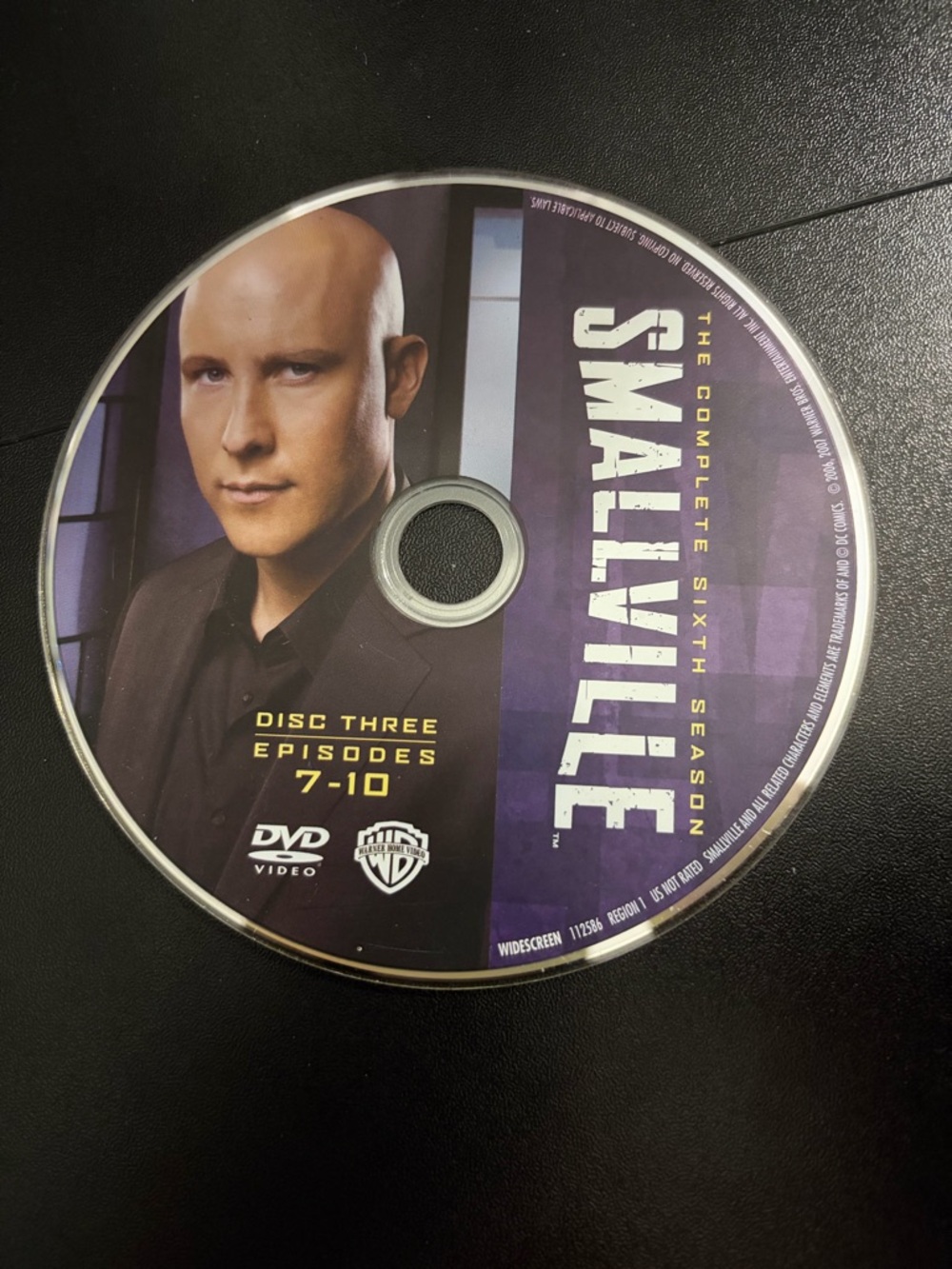 Warner Bros. Smallville Season 6 Disc Three – Purple Label DVD